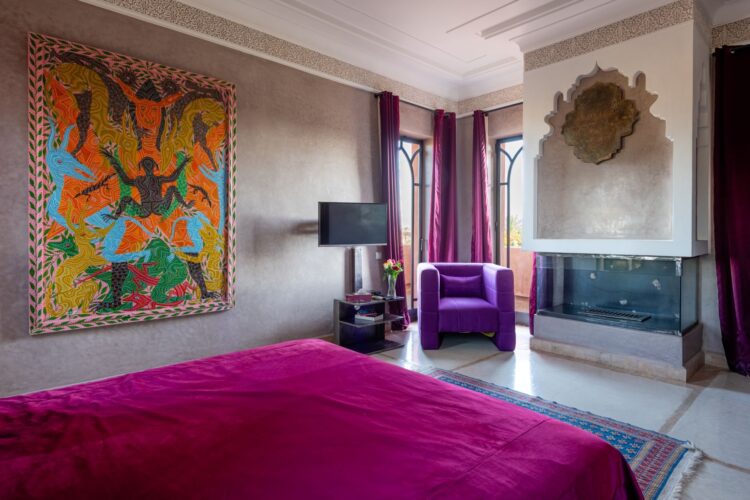 Villa Douce Amande Luxus Ferienvilla Marokko Mieten Schlaf