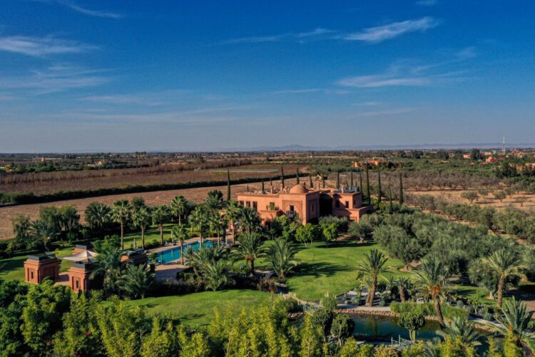 Villa Douce Amande Luxus Ferienvilla Marokko Mieten Umgebung