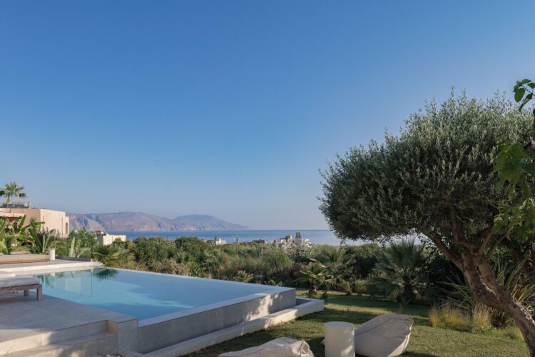 Villa Dramia Luxus Ferienhaus Kreta Ausblick