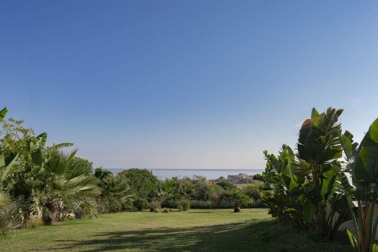 Villa Dramia Luxus Ferienhaus Kreta Garten