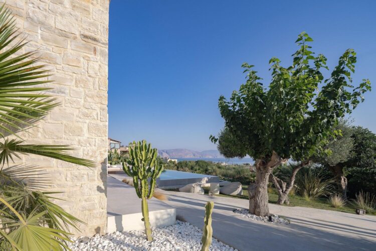 Villa Dramia Luxus Ferienhaus Kreta Pflanzen