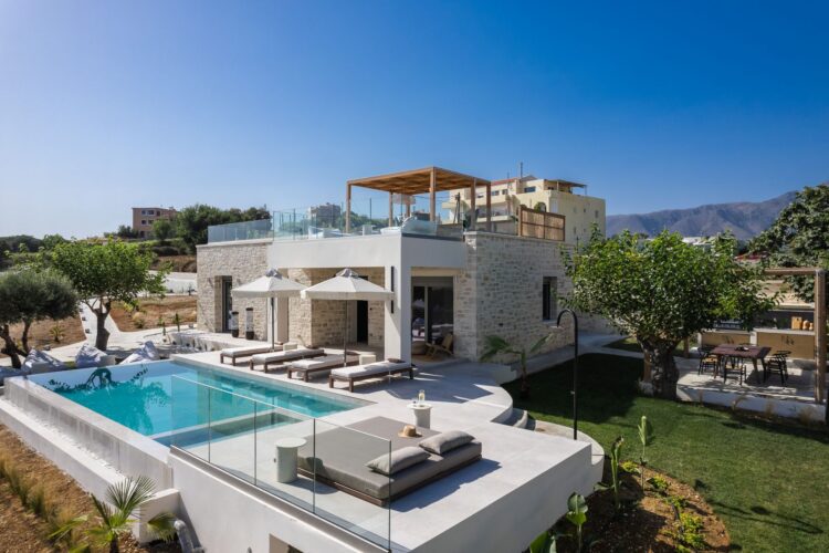 Villa Dramia Luxus Ferienhaus Kreta Mit Pool Mieten Anwesen
