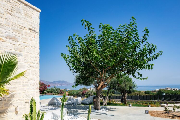 Villa Dramia Luxus Ferienhaus Kreta Mit Pool Mieten Garten
