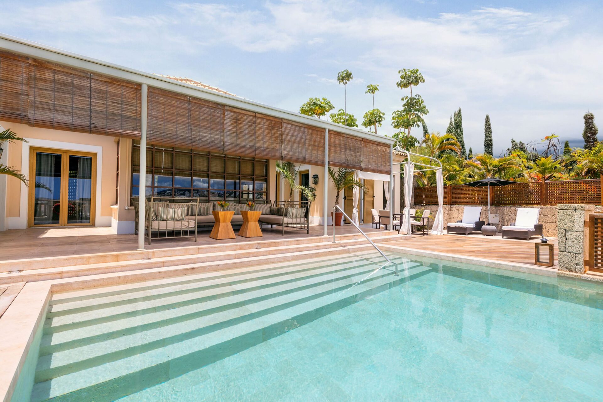 Villa Encanto Luxus Ferienhaus Teneriffa Mit Pool Mieten Terrasse