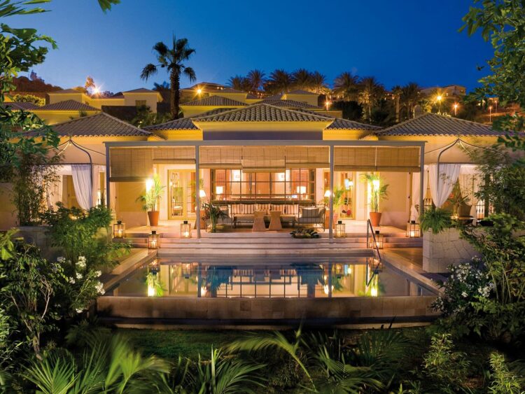 Villa Encanto Luxus Ferienhaus Teneriffa Mit Pool Mieten Abends