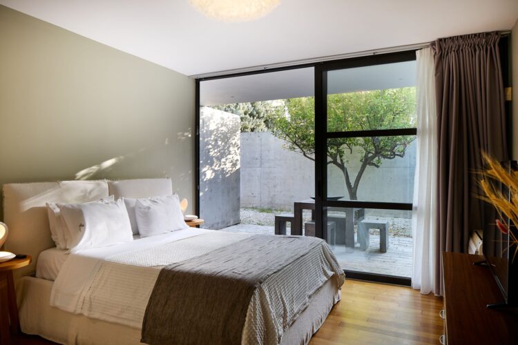 Villa Epta Luxus Ferienhaus Kreta Mieten Schlafzimmer