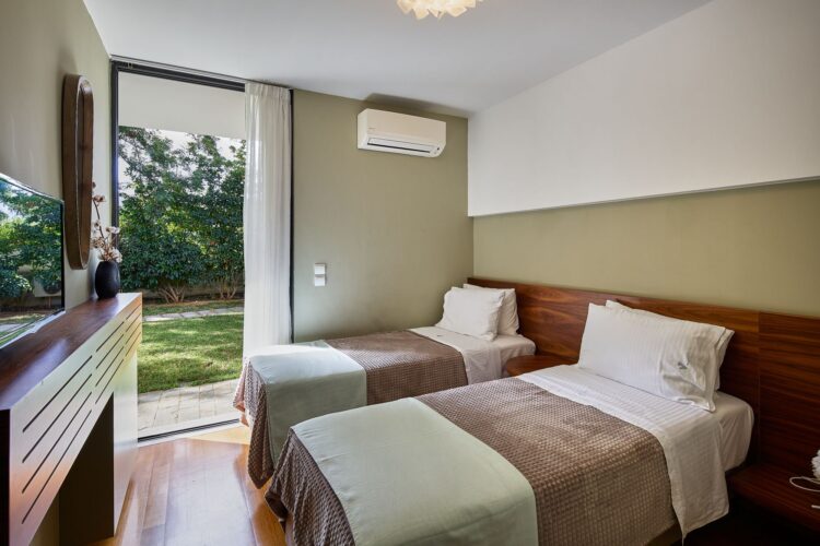 Villa Epta Luxus Ferienhaus Kreta Mieten Twin