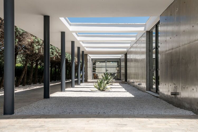 Villa Epta Luxus Ferienhaus Kreta Mieten Architektur