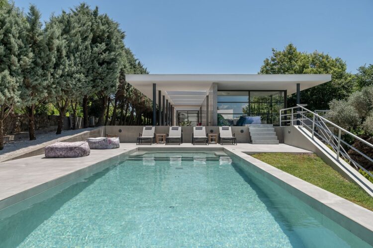 Villa Epta Luxus Ferienhaus Kreta Mieten Pool