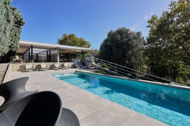 Villa Epta Luxus Ferienhaus Kreta Mieten Poolarea