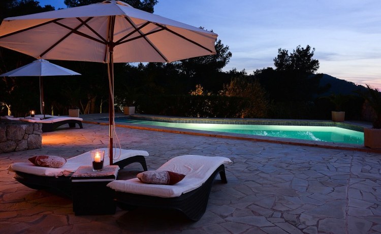 Villa Es Cavallet Ibiza Poolbereich