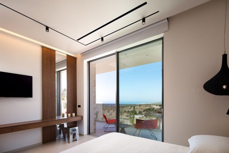 Villa Estelle Luxus Ferienhaus Kreta Mieten Balkon