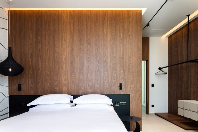 Villa Estelle Luxus Ferienhaus Kreta Mieten Bett Details