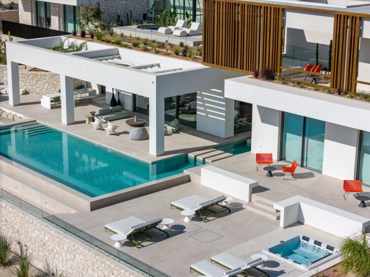 Villa Estelle Luxus Ferienhaus Kreta Mieten Daybed