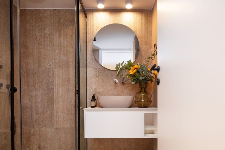 Villa Estelle Luxus Ferienhaus Kreta Mieten Dusche