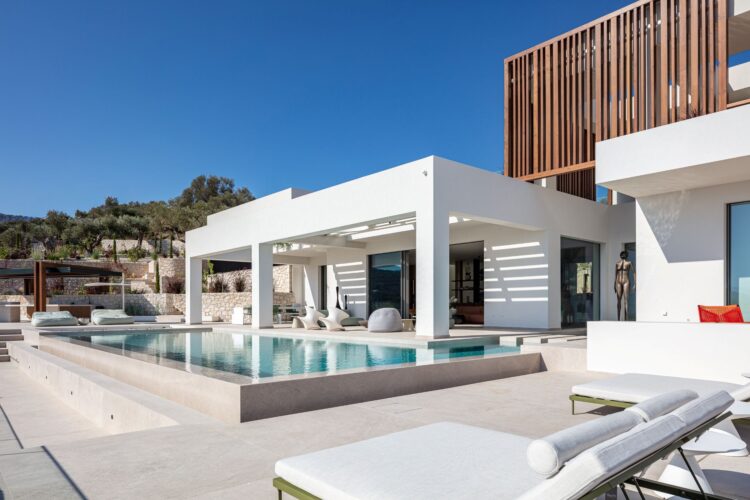 Villa Estelle Luxus Ferienhaus Kreta Mieten Liegen