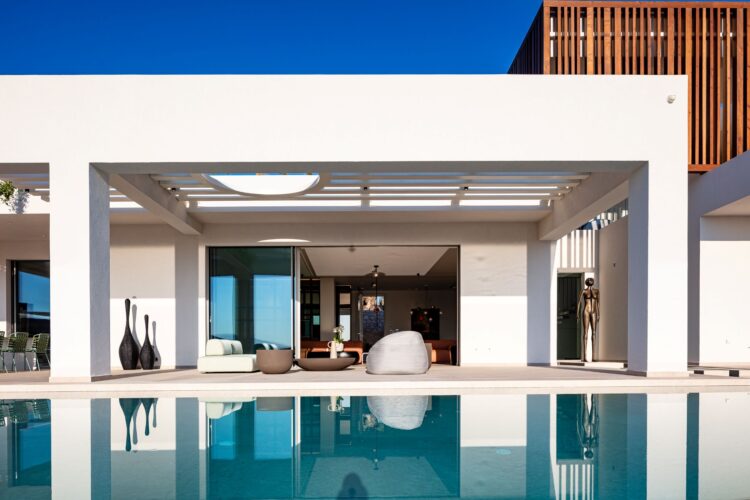 Villa Estelle Luxus Ferienhaus Kreta Mieten Poolterrasse