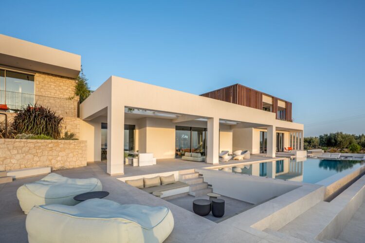 Villa Estelle Luxus Ferienhaus Kreta Mieten Terrace