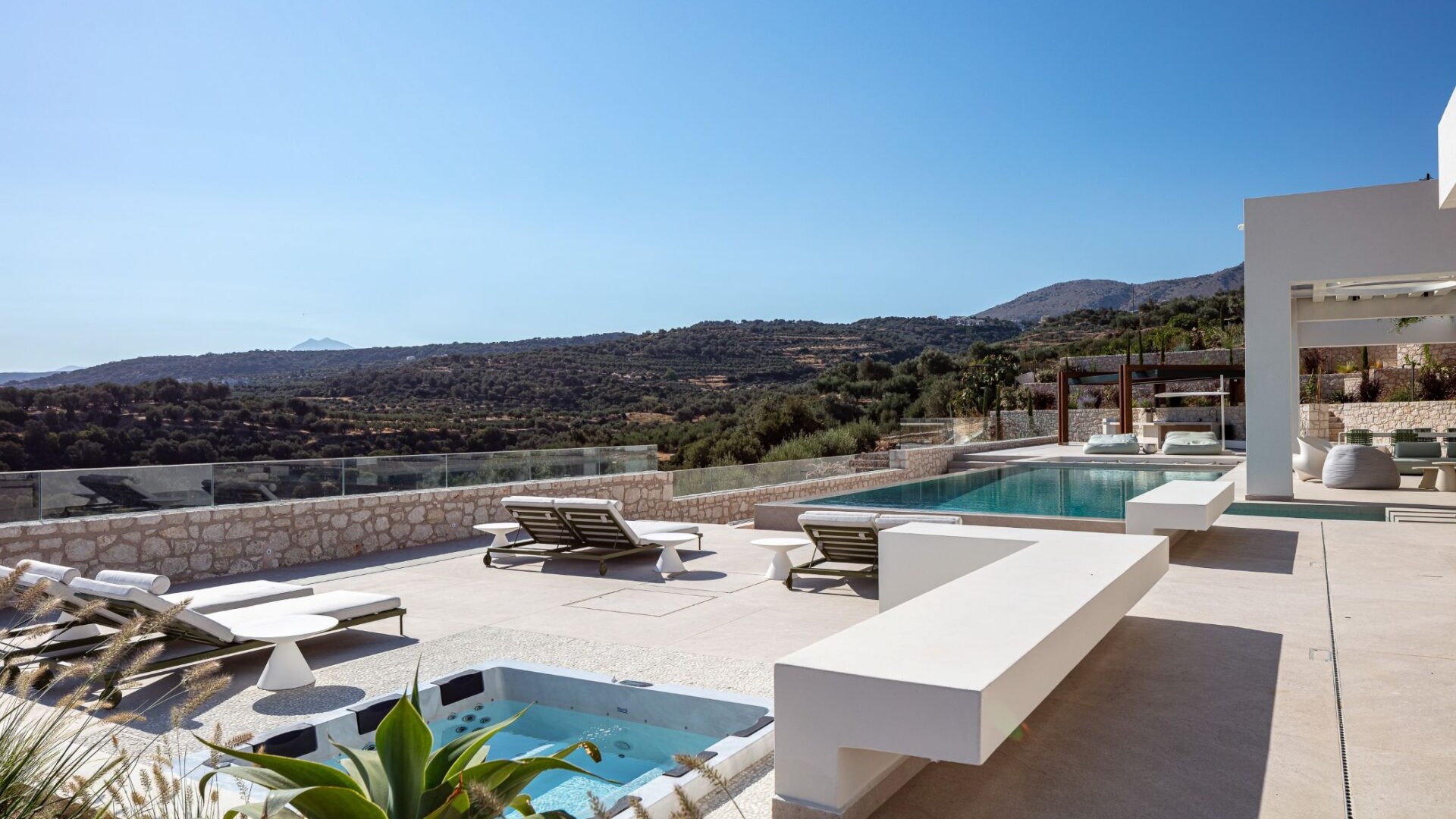 Villa Estelle Luxus Ferienhaus Kreta Mieten Whirlpool 1920x1280