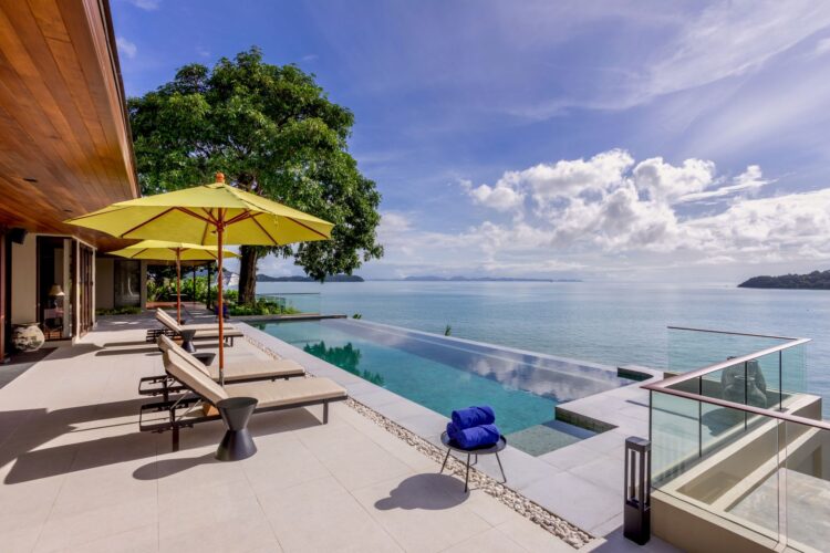 Villa Eugenia Luxus Ferienhuas Phuket Poolbereich