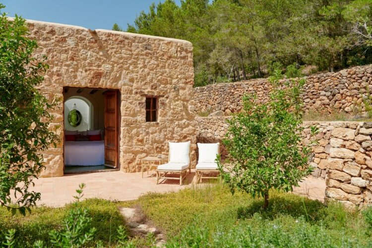 Villa Eulalia Familien Ferienhaus Ibiza Garten Casita