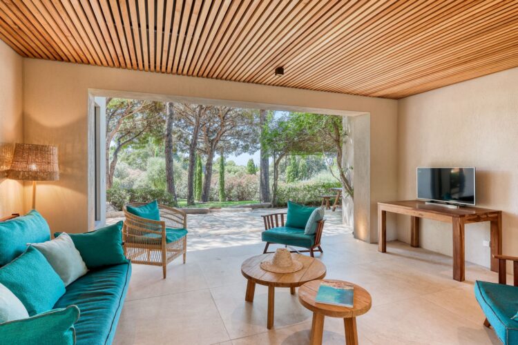 Villa Fleur Luxus Ferienhaus Cote D Azur Mieten Tv Room