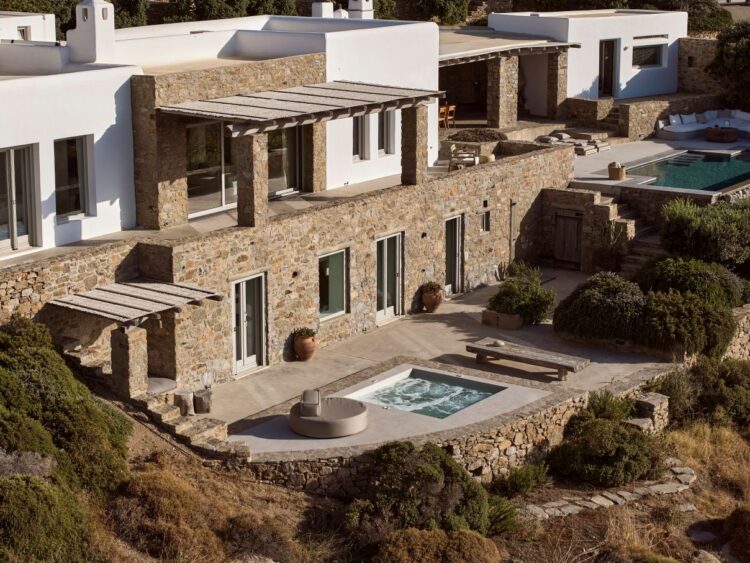 Villa Ftelia View Luxus Ferienhaus Mykonos Mit Pool Mieten Jacuzzi
