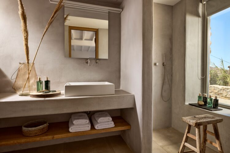 Villa Ftelia View Luxus Ferienhaus Mykonos Mit Pool Mieten Suite Bad