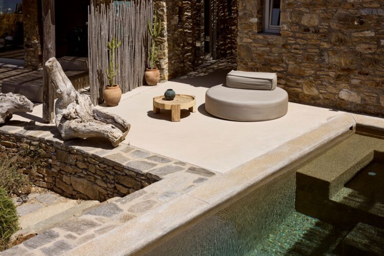 Villa Ftelia View Luxus Ferienhaus Mykonos Mit Pool Mieten Terrasse