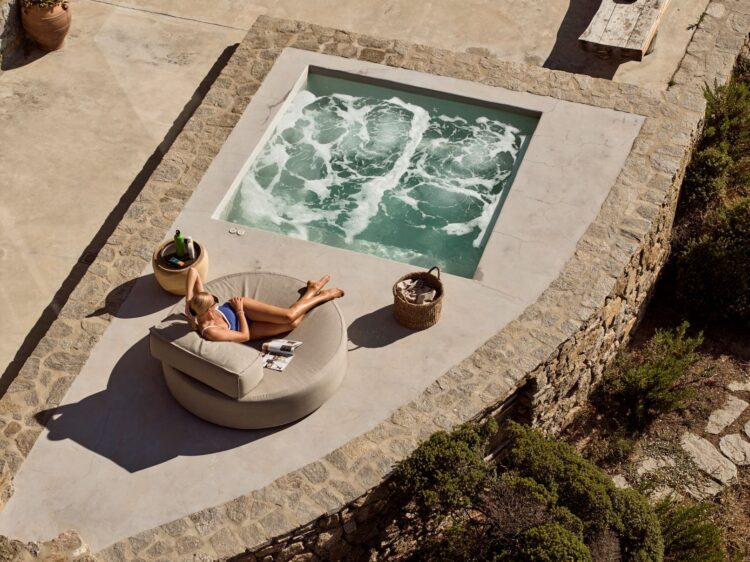 Villa Ftelia View Luxus Ferienhaus Mykonos Mit Pool Mieten Whirlpool