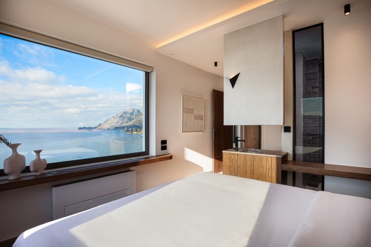 Villa Gino Luxus Ferienhaus Kreta Am Strand Mieten Bett