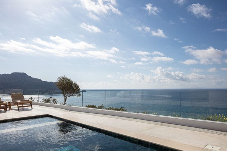 Villa Gino Luxus Ferienhaus Kreta Am Strand Mieten Meerblick