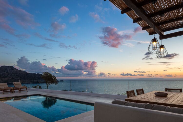 Villa Gino Luxus Ferienhaus Kreta Am Strand Mieten Sunset