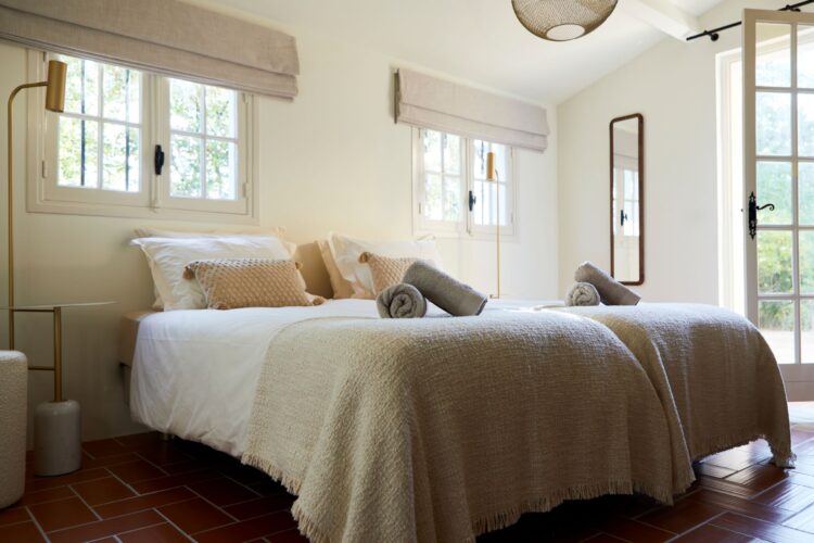 Villa Grimaud Luxus Ferienhaus Cote D Azur Mieten Bett