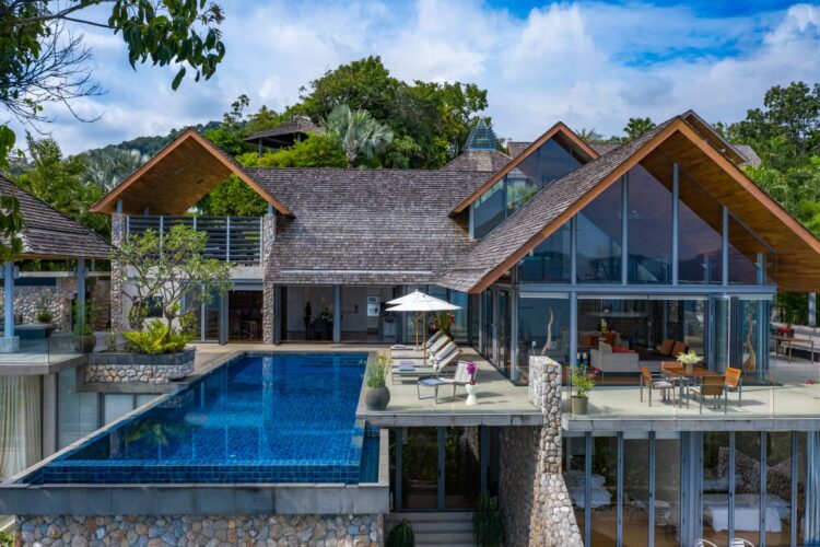 Villa Hale Malia Luxus Ferienhaus Phuket Thailand Mit Pool Mieten Außen
