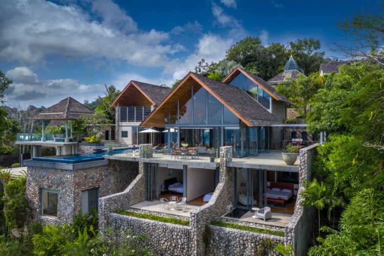 Villa Hale Malia Luxus Ferienhaus Phuket Thailand Mit Pool Mieten Außenansicht