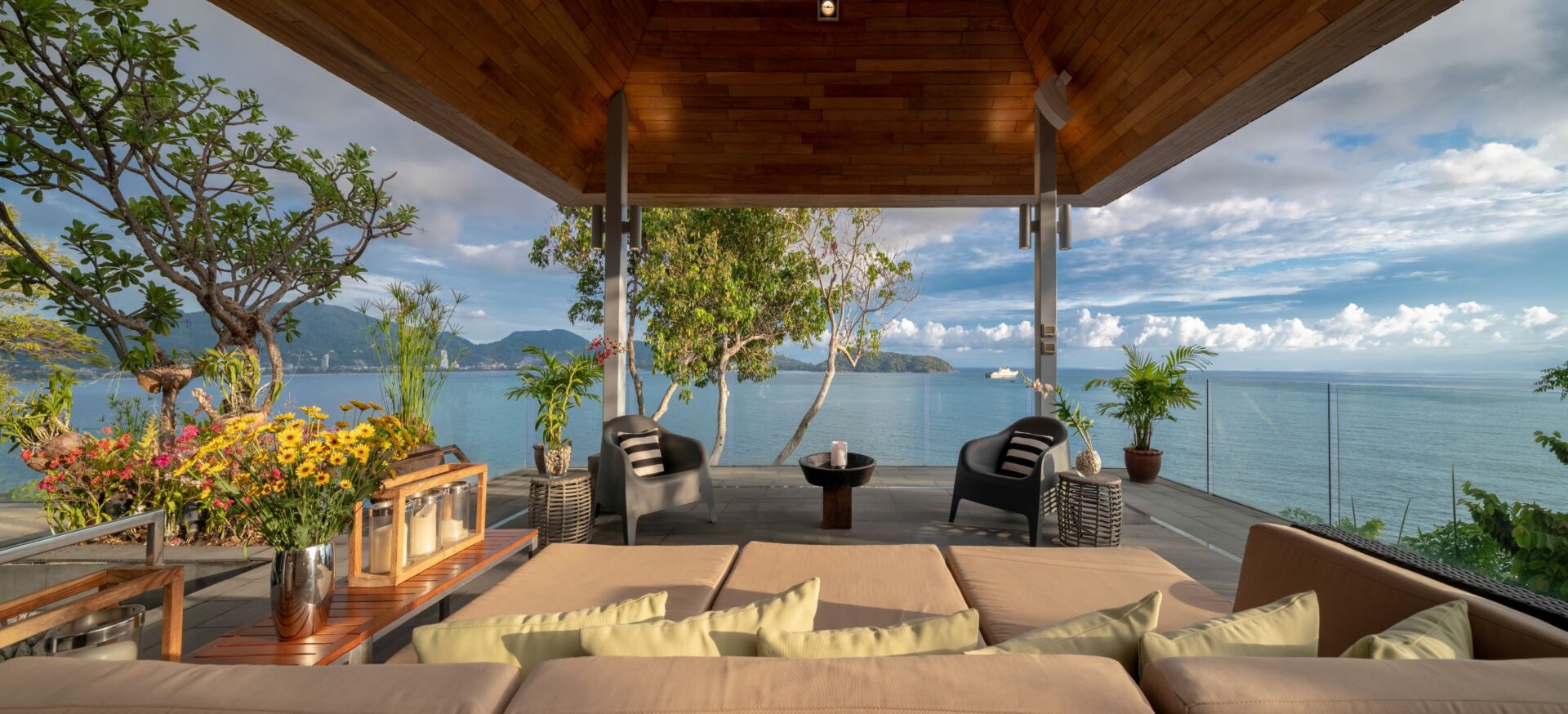 Villa Hale Malia Luxus Ferienhaus Phuket Thailand Mit Pool Mieten Lounge Area