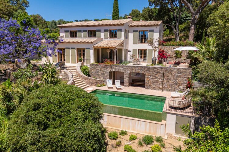 Villa Heraclea Luxus Ferienhaus Cote D Azur Mieten Außen