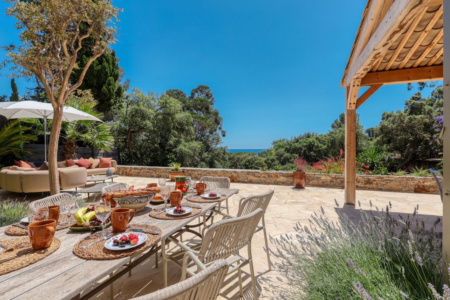 Villa Heraclea Luxus Ferienhaus Cote D Azur Mieten Food