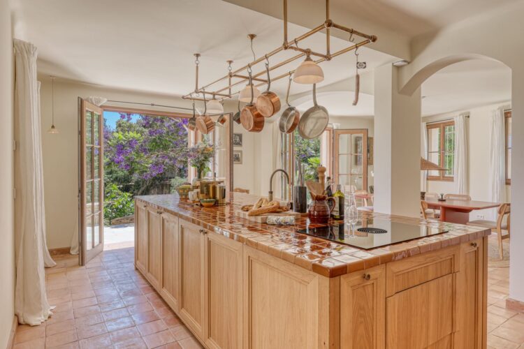 Villa Heraclea Luxus Ferienhaus Cote D Azur Mieten Küche