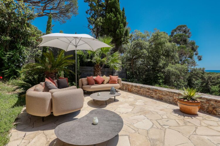 Villa Heraclea Luxus Ferienhaus Cote D Azur Mieten Lounge Area