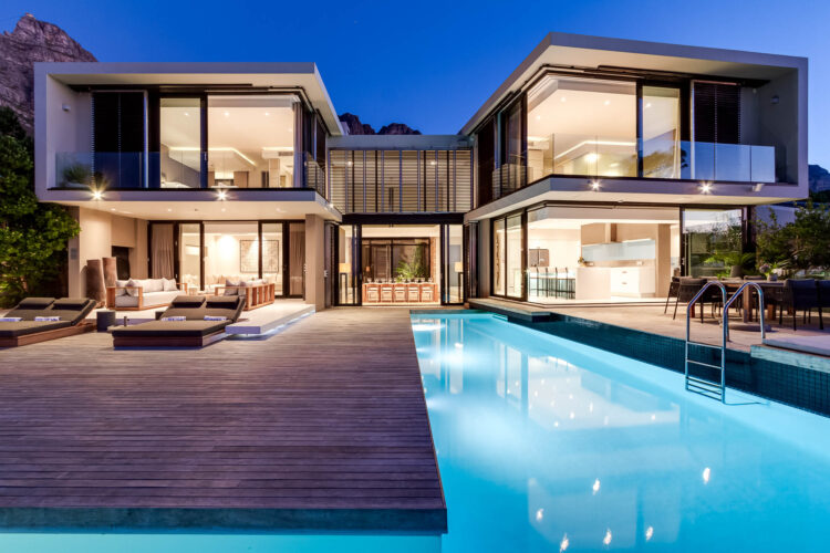 Villa Hilarity Luxus Ferienhaus Kapstadt Meerblick Mieten Außenansicht