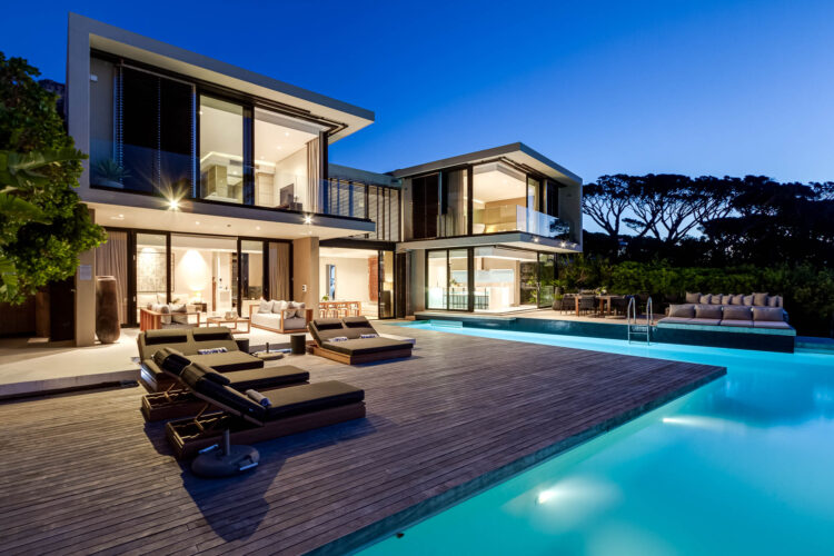 Villa Hilarity Luxus Ferienhaus Kapstadt Meerblick Mieten Deck