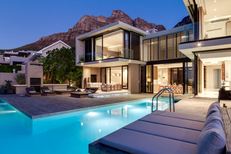 Villa Hilarity Luxus Ferienhaus Kapstadt Meerblick Mieten Liegen