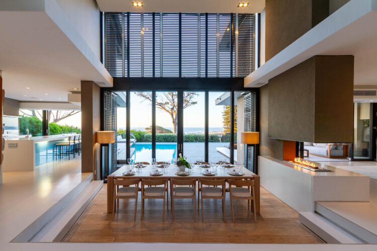 Villa Hilarity Luxus Ferienhaus Kapstadt Meerblick Mieten Wohnbereich