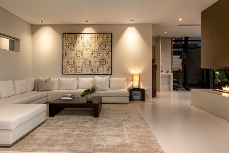 Villa Hilarity Luxus Ferienhaus Kapstadt Meerblick Mieten Wohnzimmer