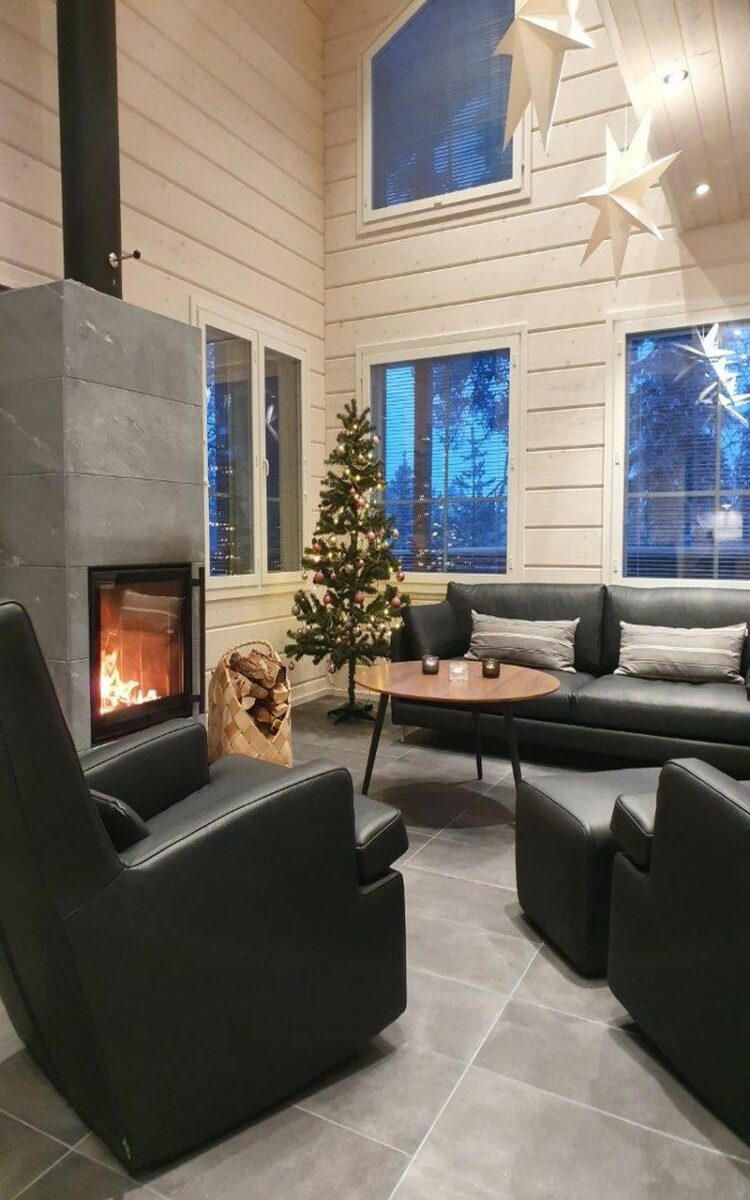 Villa Hill Living Room Fireplace