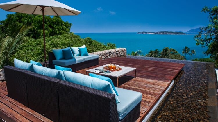 Villa Hin Luxus Ferienhaus Koh Samui Thailand Mit Pool Mieten Dachterrasse