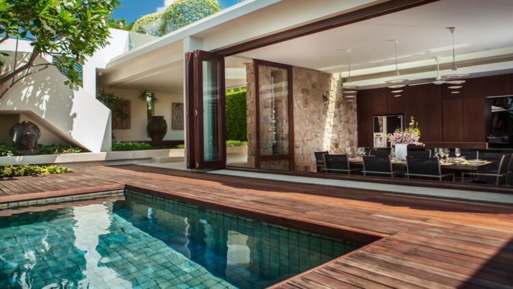 Villa Hin Luxus Ferienhaus Koh Samui Thailand Mit Pool Mieten Pool Area