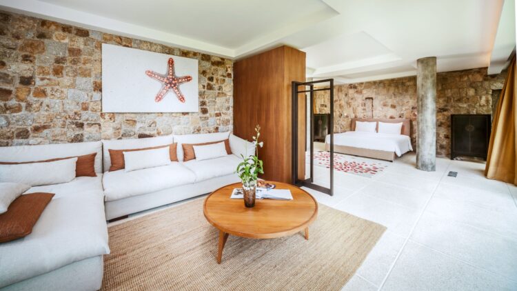 Villa Hin Luxus Ferienhaus Koh Samui Thailand Mit Pool Mieten Schlafbereich